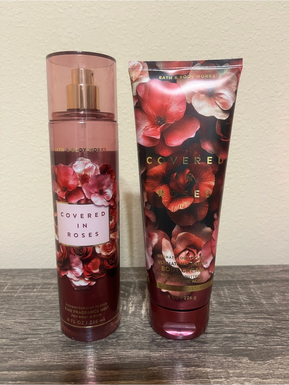 Bath & Body Works Covered in Roses Set